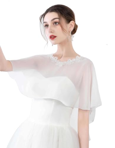 Lace Wedding Shawls Wrap For Women Bridal Shrug Bolero Cape Shoulder Covers Up For Dress Party4