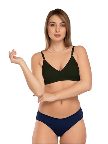 Image of Daisy DEE Women's Cotton Seamless Non-Padded Non-Wired Full Coverage T-Shirt Bra NLBLA