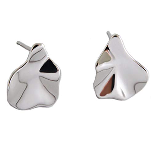 Boucles d'oreilles géométriques en argent sterling au design asymétrique