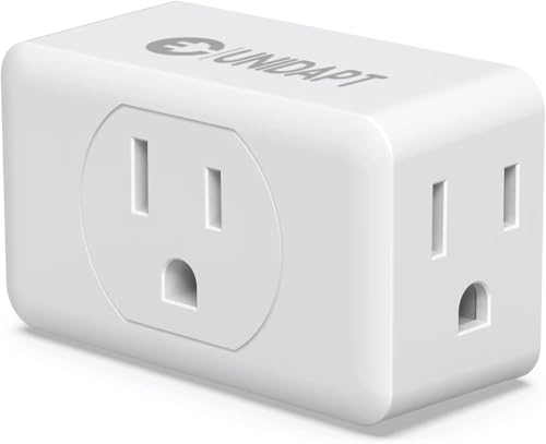 Unidapt Multi Plug Outlet Extender - 3 Way Wall Outlet Splitter, Cruise Ship Approved Power Adapter, Compact Travel Plug Expander for Home, Office, Dorm Room, or Cruise Cabin - White 1-Pack