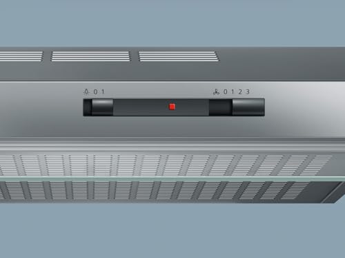 Siemens iQ100 LU62LFA51 Hotte standard largeur : 60 cm profondeur : 48.2 cm extraction et recirculation avec kit de recirculation supplémentaire acier inoxydable - vue 5