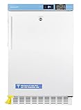 Summit Appliance ACR45LSTO 20" Wide Built-In All-Refrigerator, ADA Compliant, 2.65 cu.ft Capacity, External Temperature Readout, Digital Thermostat, High/Low Temperature Alarm, No-Frost Operation