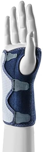 Miniatura 6 de FUTURO Muñequera estabilizadora de comodidad, ayuda a apoyar esguinces, distensiones y síntomas del síndrome del túnel carpiano, talla única