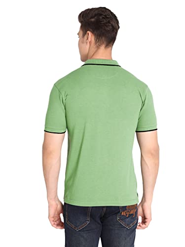 Image of CHKOKKO Men's Cotton Regular Fit Half Sleeves Polo T-Shirt