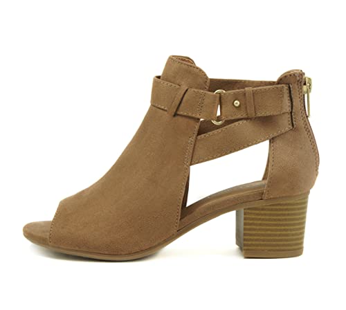 CITYCLASSIFIED Invest ~ Women's Cutout Side Strap Mid Black Chunk...
