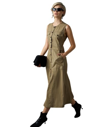 Image of Sassafras Women Waist Cut-Out Midi Dress