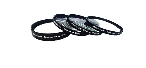 Image of Hanumex 67mm Close-up Filter Kit Macro Filter Accessory with Lens Filter Pouch for Professional Photographer for Canon Nikon Sony Pentax Olympus Fuji DSLR Camera Included Filter 4 Pics(+1,+2,+4,+10)