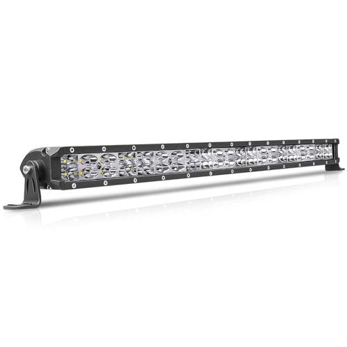 Image of 22 Inch Slim LED Light Bar 180W Slim Dual Row Light Bar for Trucks | Spot Flood Combo Beam, 1.6 inch Slim Single Row Structure