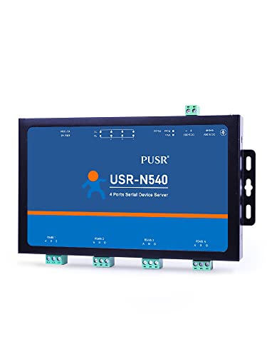 PUSR 4 Ports Konverter RS485 auf Ethernet MQTT Gateway Modbus Networking Serial Port Communication Server USR-N540