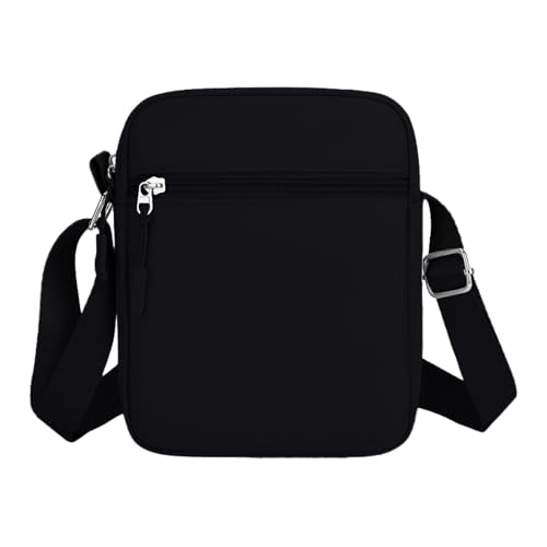 Uwiyo Sac Bandoulière pour Femme, Petit Sac à Bandoulière Petit Sac à Main Femme Pochette Téléphone Portable pour Femme Homme avec Sangle Réglable pour Usage Quotidien, Travail, Voyages (Noir)