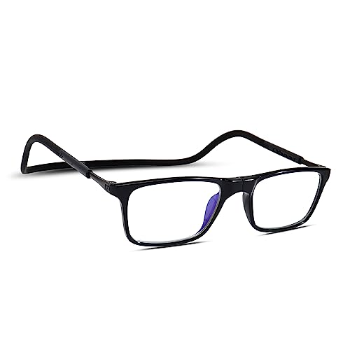 Image of Unisex Reading Glasses | Magnetic open from front | Adjustable Retainer length | Near vision power +1 +1.25 +1.50 +1.75 +2 +2.25 +2.50 +2.75 +3| Foldable| Free size