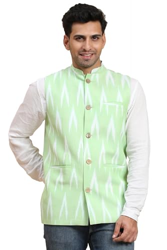 Image of SKAVIJ Men's Casual Nehru Jacket Business Vests Lightweight Waistcoat Slim Fit Suit Vest