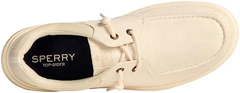Sperry Men's Captain's MOC Sneaker, Ivory Chambray, 9 | Image 4
