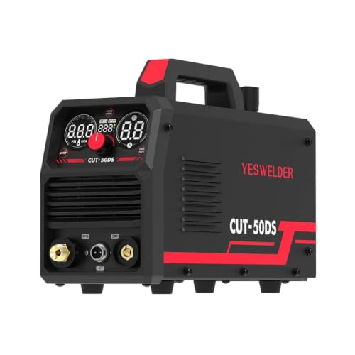 Image of YESWELDER Plasma Cutter, 50Amp Air Power Large Digital Display 110 /220V Dual Voltage IGBT Inverter Plasma Cutting Machine with 2T /4T Function for Beginner DIY