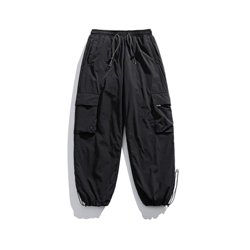 TDHLW Negro,S, Pantalones de Snowboard para Hombre, Impermeables Holgados para Esquí Snowboard Senderismo SL Aire Libre Deportes de Invierno
