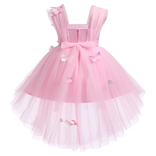 Flower Girl Dress Baby Girl Butterfly Tutu Dress Infant Toddler Sleeveless Tulle Birthday Dress Pageant Party Dresses3