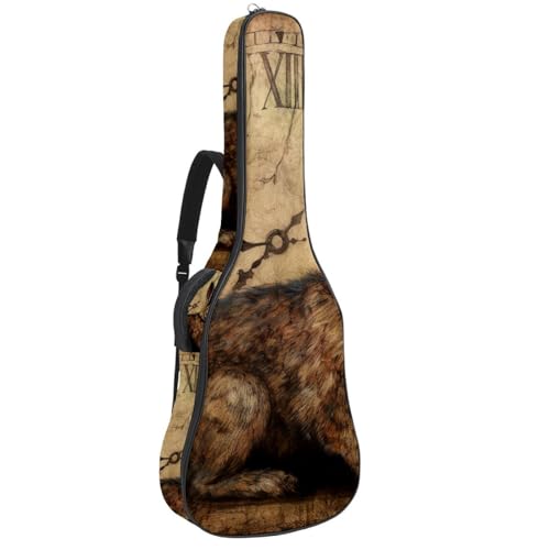 Housse de guitare acoustique avec couche de protection contre les chocs du quotidien