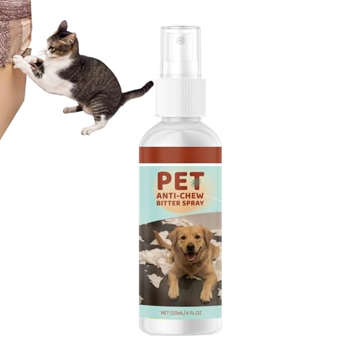 Fizepgo 猫よけスプレー,120ml 犬よけスプレー カーペット保護用 | 持続性ペット忌避剤 尿マーキング防止とトレーニング用 子猫および子犬向け,忌避剤 防虫対策