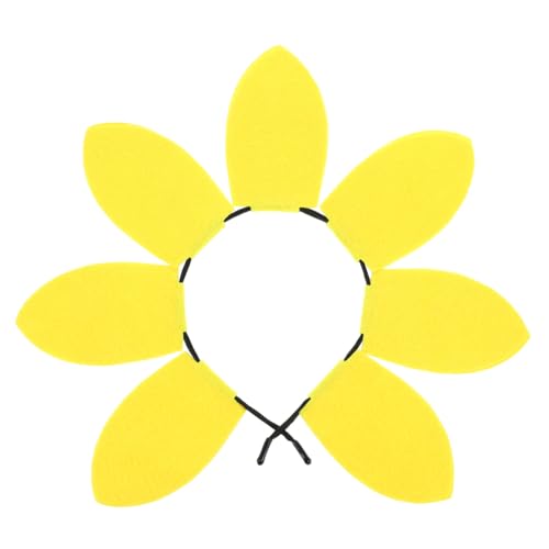 ABOOFAN Diadema De Girasol Para Niñas Aro Para El Pelo De Fiesta Y Cumpleaños Accesorio Decorativo Para Fotos Y Eventos Al Aire Libre Tocado Ligero Y Encantador