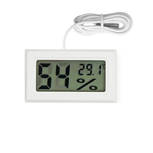 Fleisch ThermometerDigital Thermometer Hygrometer Mini LCD Feuchtigkeitsmesser Gefrierschrank Kühlschrank Thermometer / 2St