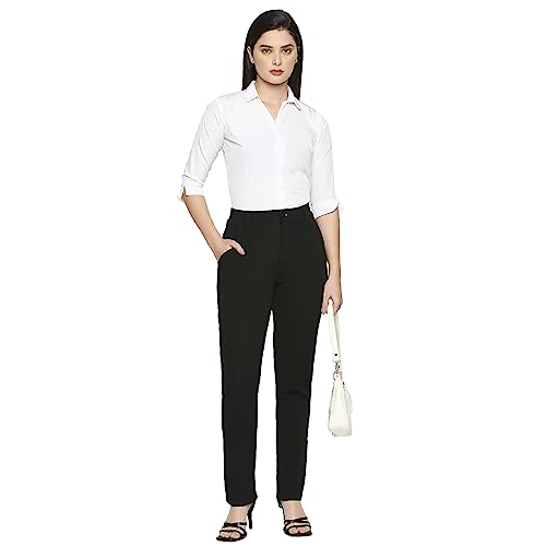 Image of Smarty Pants Women's Cotton Straight fit Formal Trouser