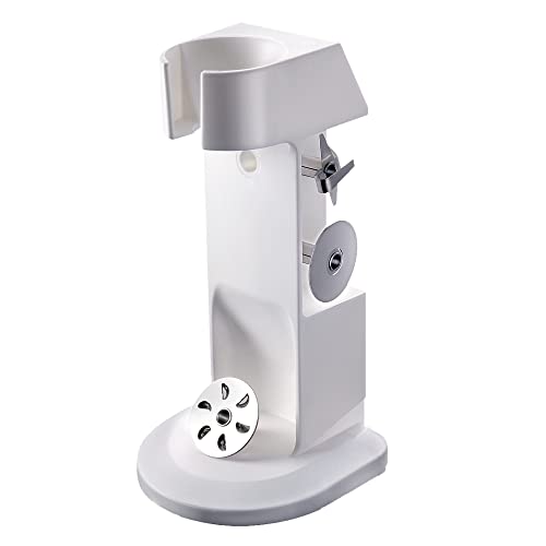 bamix Zubehör Stand Deluxe für alle bamix Stabmixer, Halter freistehend oder Wandmontage, Made in Switzerland, Weiß