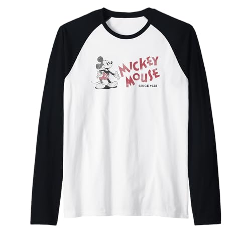 T-shirt Mickey Mouse Disney coupe raglan pour éviter l'inconfort des coutures