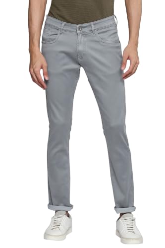 Image of Allen Cooper Skinny Low Rise Power Stretch Denim Chinos Type Jeans for Men