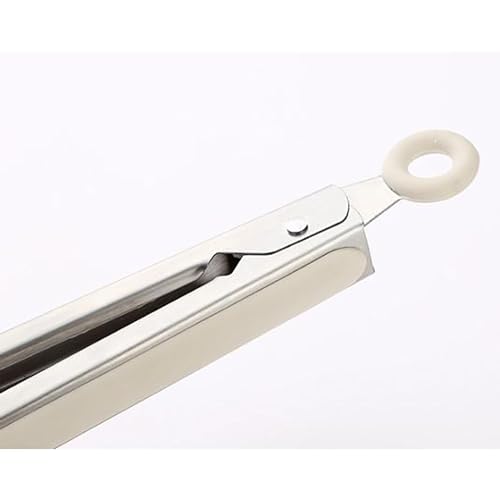 Pinzas de cocina de silicona, pinzas versátiles para hornear, asar y servir, pinzas antideslizantes para pan y más (5,8 x 26,5 cm)
