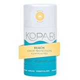 Kopari Aluminum-Free Deodorant Beach | Non-Toxic, Paraben Free, Gluten Free & Cruelty Free Men's and Women's Deodorant | Made with Organic Coconut Oil | 2.0 oz