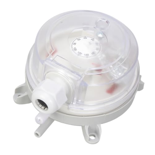 ハイパフォーマンス調整可能な範囲を備えた小さな差動空気圧スイッチ20 200pa/30 300pa/50 500pa設計機器メンテナンス圧力スイッチ