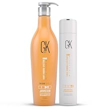 GK HAIR Shield Shampoo 650ml/22oz Color Protection Deep Cleansing for Dry Dull Hair Sulfate Free and Balancing Conditioner 300ml For Dry Damaged Oily and Color Treated Hair