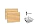 Maple Slatwall Panels Organizer Kit - Includes (2) - 24