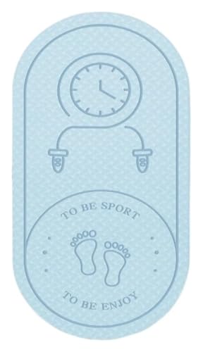 Esterillas para entrenar con la cuerda de saltar: estera for saltar la cuerda insonorizada multicolor