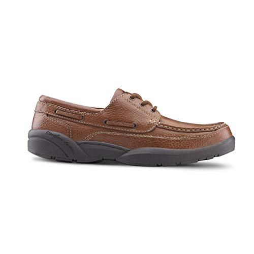Dr. Comfort Patrick Men's Therapeutic Extra Depth Boat Shoe-Leather Uppers-Diabetic Shoes4