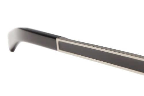 Oxford Vaughan SpeedBird 21k White Gold Plated Aircraft Grade Titanium Aviator Sunglasses Black/Silver - Image 5