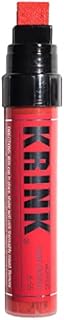 Krink K-55 Red Paint Marker - Vibrant and Opaque Fine Art Acrylic Paint Pens for Smooth Surfaces - Acrylic Paint Markers for Metal Paper and Painted Surfaces - Graffiti Markers for Signs and More