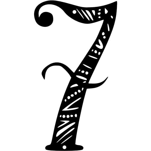 Henna House Numbers, House Numbers for Outside, Floating House Numbers, Custom Metal Address Signs for Houses, Large Number Address Plaque, Mid Century Modern, Art Deco House Numbers (6