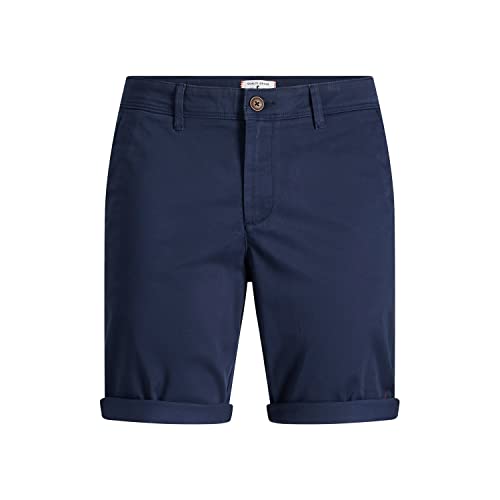 JACK&JONES PLUS Jjshorts Solid JPSTBOWIE JPLID SA PS-Pantalones Cortos para Hombre, Azul Marino, 40