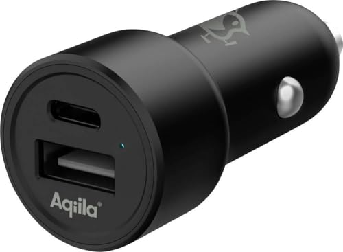 Cargador coche 32W Aqiila CHARGEBIRD CC2 adaptador mechero negro AQCCCC2CBI403