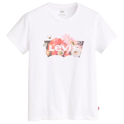 Levi's The Perfect Tee Camiseta, Floral Bw Fill Brigh, M Mujer