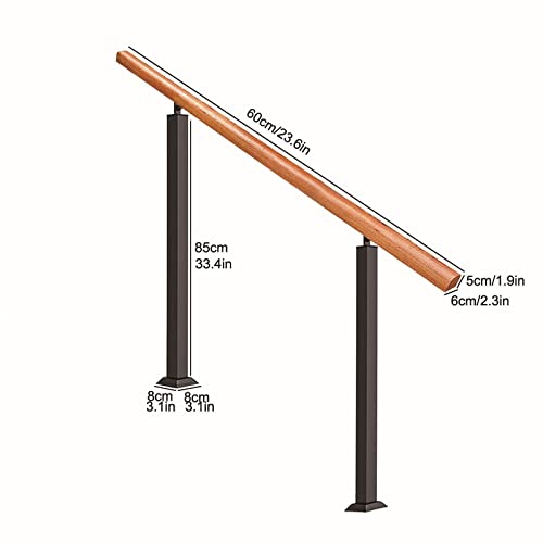 Rampe d'escalier intérieure et extérieure pour sécuriser le jardin