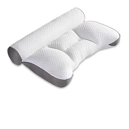 Pgtc Almohada de plumas, almohada para apnea del sueño y almohada Cloud Align para apnea del...
