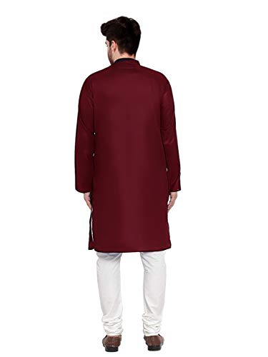 Image of trustous Mens straigth Solid Kurta Pyjama Set Combo in 100% Cotton with 16 Colour Option and Size are XS to 3XL for (Birthday,Wedding, Ceremony, Casual, Engagement)