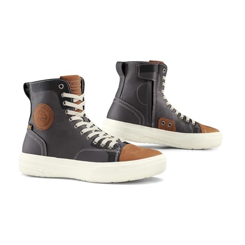 Baskets moto Falco Lennox 3 Real Madrid : chaussures homologuées CE en cuir
