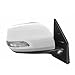 Passenger Side Mirror Fit for 2012-2016 Toyota Land Cruiser Prado LC200 Side Mirror Replacement Side Mirror Assembly Rear View Mirror Accessories Side View Mirror Turn Light, Electric Adjustment