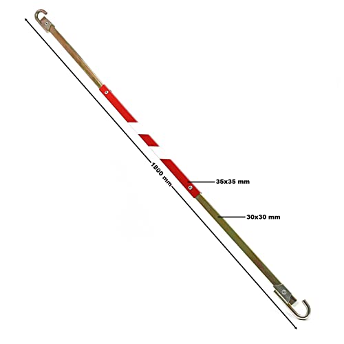 Abschleppstange Wiltec 180 cm für Fahrzeuge bis 2,5 Tonnen