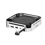 Hanye Mac mini M4/M4 Pro 用 USB-Cハブ スタンド 10-in-1 ドッキングステーション