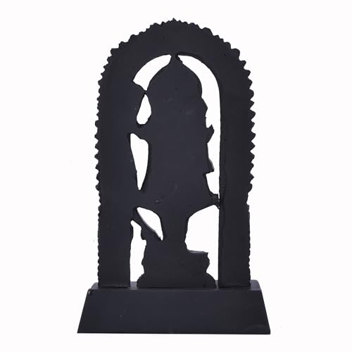 Image of Craftam Polyresin Ram Lalla Idol,Shree Ram Lala Ayodhya Murti Statue for Home Temple Mandir Pooja, Black Decorative Gift for Diwali & Religious Decor(Black,7 Inch)