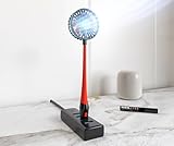 INFOTOP USB Fan, Mini Portable Fan for 360° Rotation, Small Personal Fan for Home Office, Desk Fan Compatible with All USB Outputs such as Laptop/Power Bank/Plug, Pocket Fan for Travel Commute